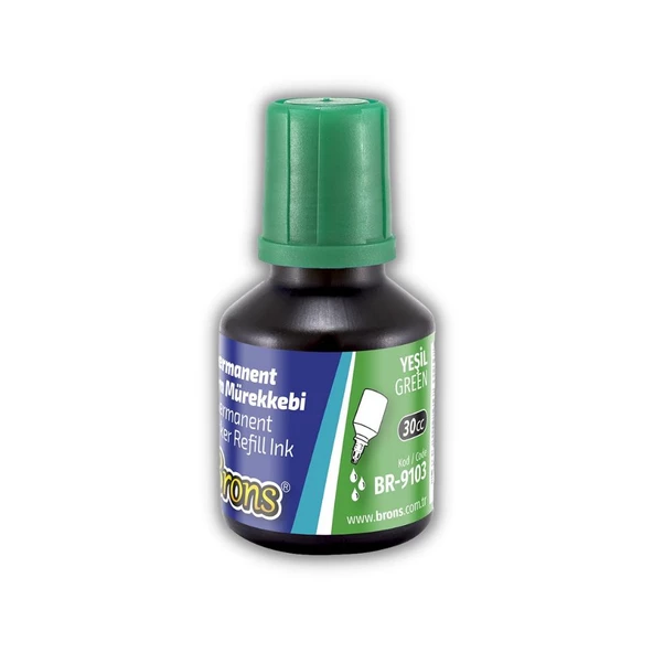 Markör Permanent Kalem Mürekkebi 30 ml 1 Adet Brons Koli Çuval Kalemi Mürekkebi 1 Adet - 4