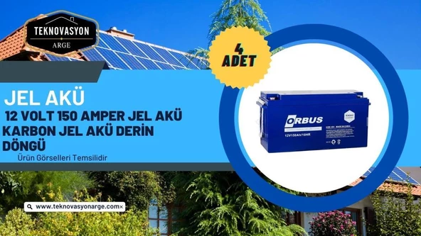 Teknovasyon Arge Güneş Enerjisi Bağ Evi Solar Paketi 5KVA İnverter 330W Güneş Paneli 150AH Jel Akü - 8