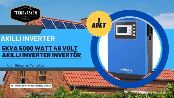 Teknovasyon Arge Güneş Enerjisi Bağ Evi Solar Paketi 5KVA İnverter 330W Güneş Paneli 150AH Jel Akü - 7