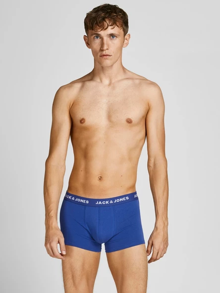 JACK JONES Erkek Siyah Renk Pamuklu 5 li Boxer 12167028 - Resim 2