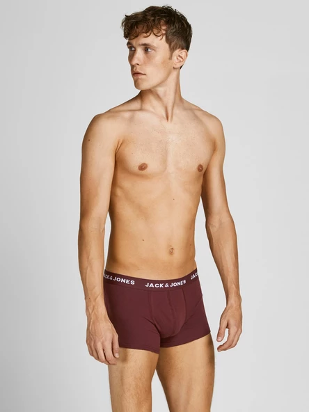 JACK JONES Erkek Siyah Renk Pamuklu 5 li Boxer 12167028 - Resim 5