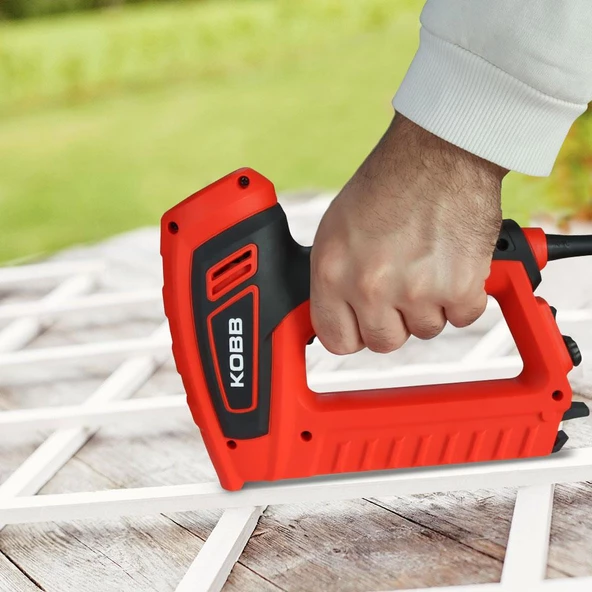 Kobb Kbz200 8-16Mm Zımba Ve 15-16Mm Profesyonel Çivi Çakma Makinesi + 3000 Adet Yedek Zımba Ve Çivi - Resim 9