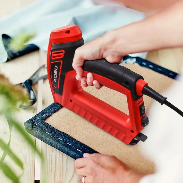 Kobb Kbz200 8-16Mm Zımba Ve 15-16Mm Profesyonel Çivi Çakma Makinesi + 3000 Adet Yedek Zımba Ve Çivi - Resim 10