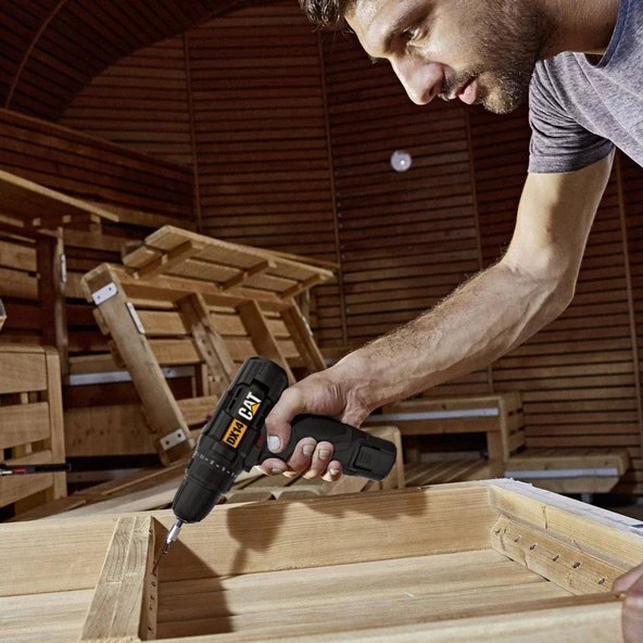 Cat Dx14 12Volt/2.0Ah Li-İon Profesyonel Şarjlı Matkap - 9