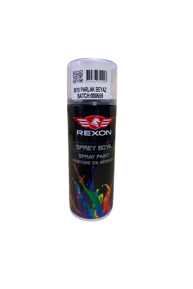 Rexon 9010 Parlak Beyaz Sprey Boya 400 ml