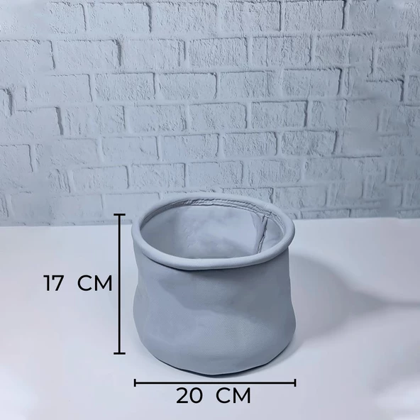 Hometarz Dekoratif Yuvarlak Sepet Ev İçi Düzenleyici Organizer - 6