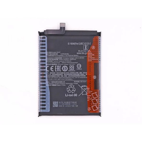 Xiaomi Poco X3  Poco X3 NFC Uyumlu BN57 Batarya Pil