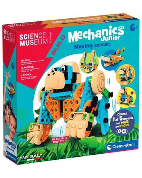 Clementoni Mechanics Junior Hareketli Hayvanlar 75060