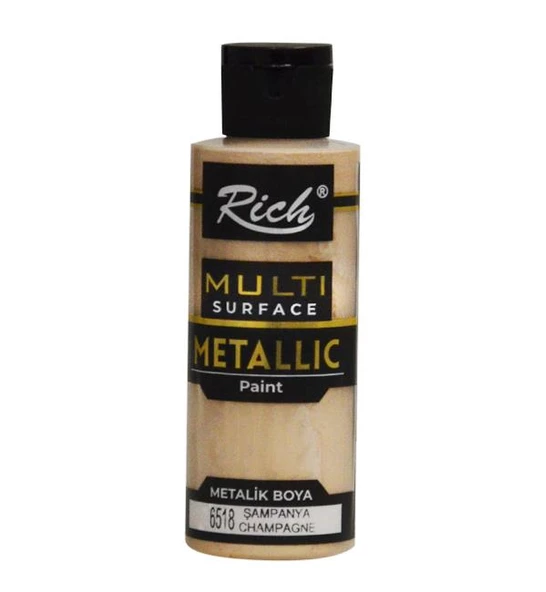 Rich Multi Surface Metalik Akrilik Boya Şampanya 120ml