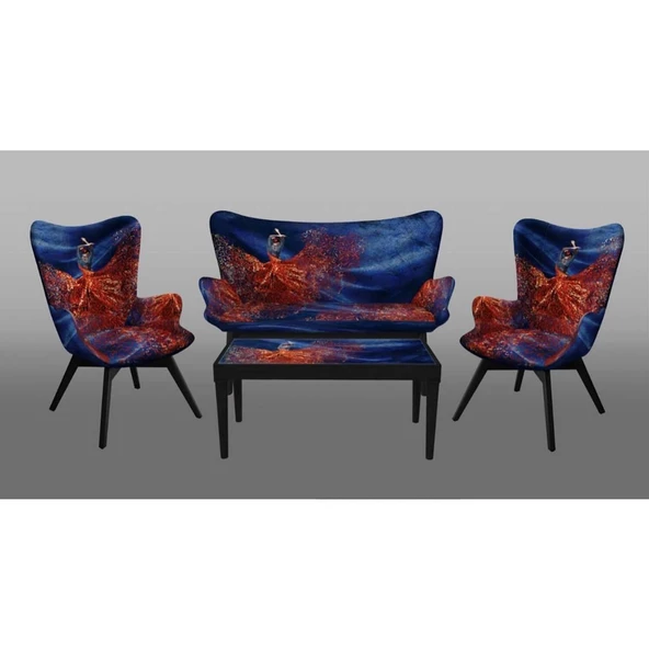 ReHome Lara Play Çay Seti Koltuk Takımı - 3