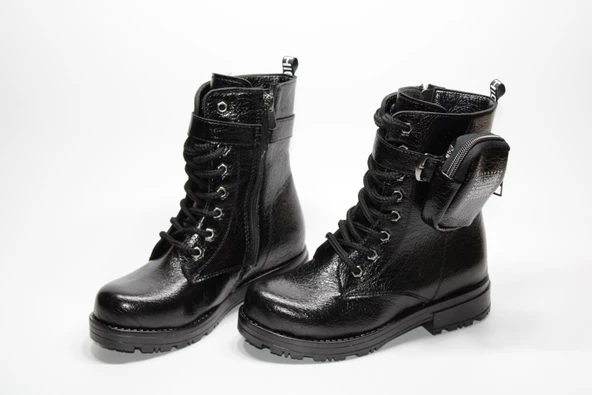 ENSA KIZ ÇOCUĞU ORTOPEDİK KAYMAZ TABAN CÜZDANLI FERMUARLI BOT - 27