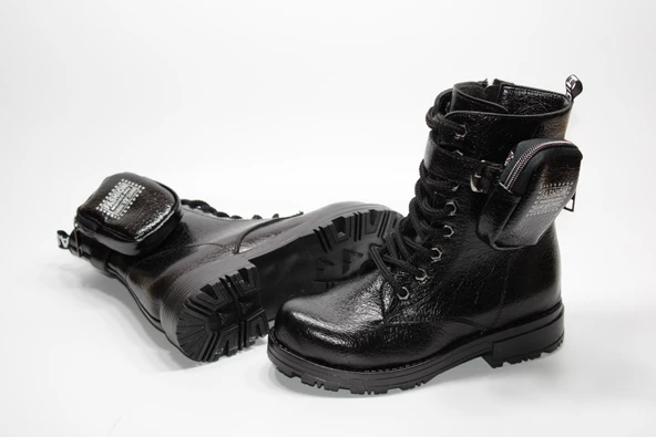 ENSA KIZ ÇOCUĞU ORTOPEDİK KAYMAZ TABAN CÜZDANLI FERMUARLI BOT - 23