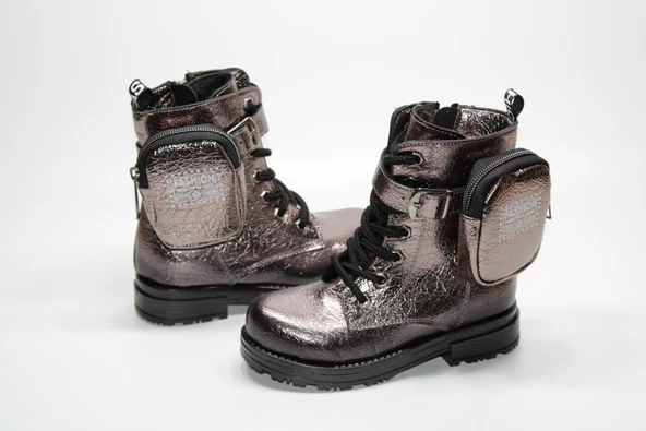 ENSA KIZ ÇOCUĞU ORTOPEDİK KAYMAZ TABAN CÜZDANLI FERMUARLI BOT - 32