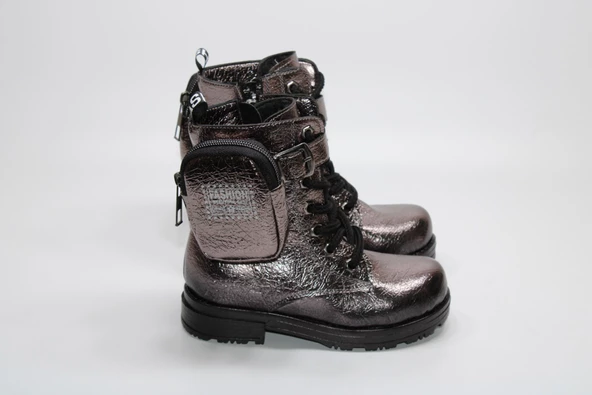 ENSA KIZ ÇOCUĞU ORTOPEDİK KAYMAZ TABAN CÜZDANLI FERMUARLI BOT - 17