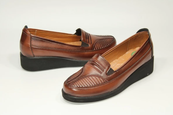 HANIMCA ORTOPEDİK TABAN KADIN GÜNLÜK RAHAT DOLGU ANNE AYAKKABISI - 3