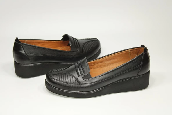 HANIMCA ORTOPEDİK TABAN KADIN GÜNLÜK RAHAT DOLGU ANNE AYAKKABISI - 9