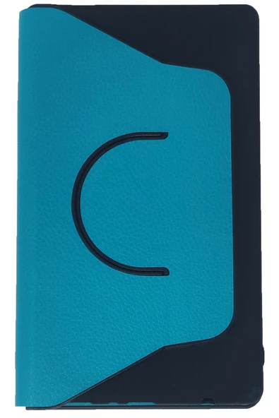 IPad 9.7 Inc Turkuaz Tablet Kılıfı 360° Dönebilen Stantlı Silikonlu Tam Koruma - 5