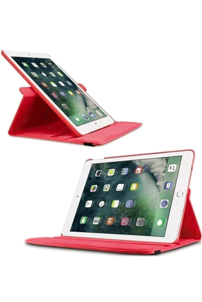 IPad 10.2 Inc Açık Mavi Tablet Kılıfı 360° Dönebilen Stantlı Silikonlu Tam Koruma - 7