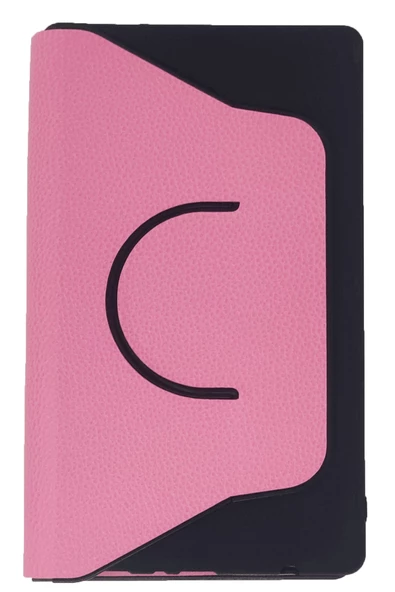 IPad 9.7 Inc Pembe Tablet Kılıfı 360° Dönebilen Stantlı Silikonlu Tam Koruma - 5