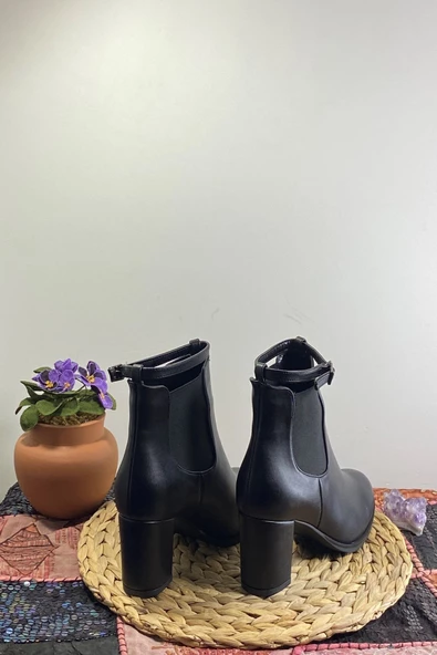 Kadın Süet Topuklu Bot - 14