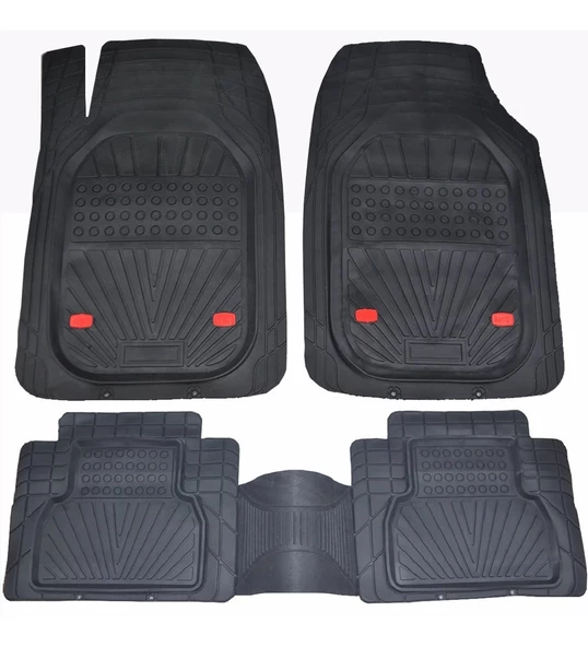 CITROEN C3 2003-2010 İcon Siyah  Oto Paspas Seti - Resim 5