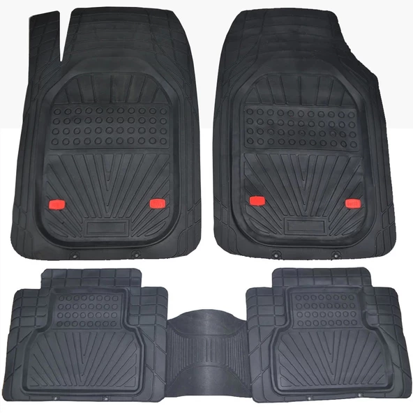 RENAULT CLIO 2 1998-2005 İcon Siyah  Oto Paspas Seti - 5