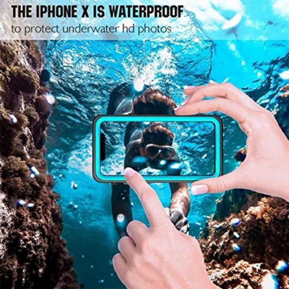 iPhone X Kılıf Su Geçirmez 1-1 Kılıf - 8