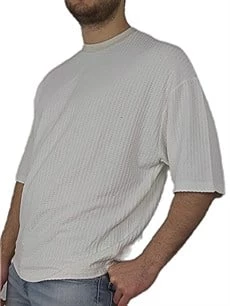 Oversize Waffle Erkek Tişört ürün görseli
