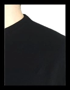 Basic Lakost Siyah T-shirt - 4