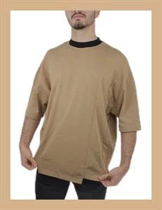 Oversize Dikiş Detaylı T-shirt 1085 - 1