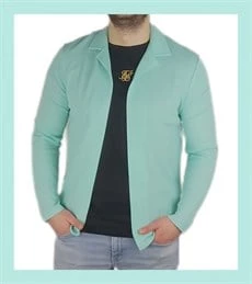 Polo Yaka Önü Açık Yeşil T-shirt - 1
