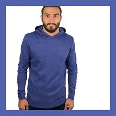 Boyu Uzun Spor Sweatshirt Mavi ürün görseli