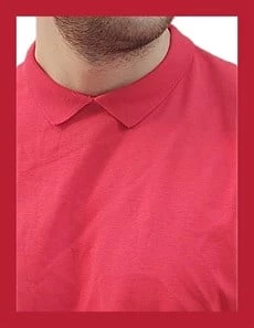 Polo Yaka Kırmızı T-Shirt 1087 - 3