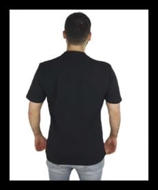 Basic Lakost Siyah T-shirt - 3