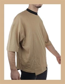 Oversize Dikiş Detaylı T-shirt 1085 - 4
