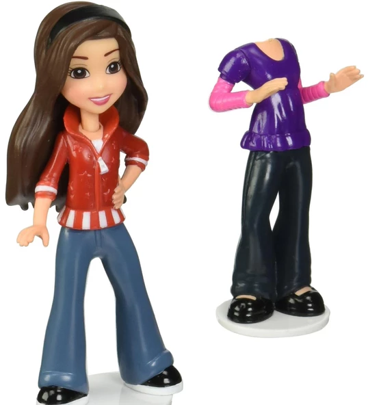 LİSANSLI ICarly Fashion Switch Carly/Sam ile Moda Rüzgarı-Değişen Kıyafetli ET Figür - 5