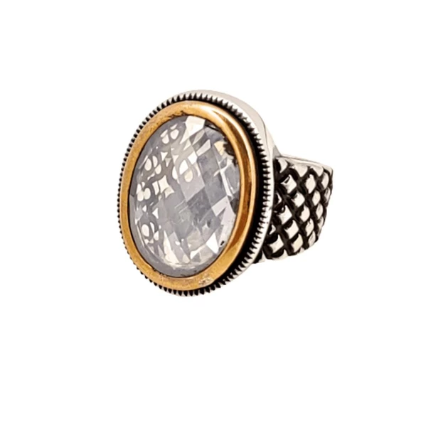 Quartz Taşlı Erkek Yüzüğü  170030206G17Y - 2
