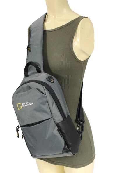 M 1005 Mega Bag Unisex Göğüs Çapraz Çanta, Body Bag - 6