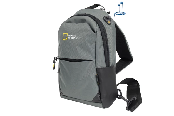 M 1005 Mega Bag Unisex Göğüs Çapraz Çanta, Body Bag - 3