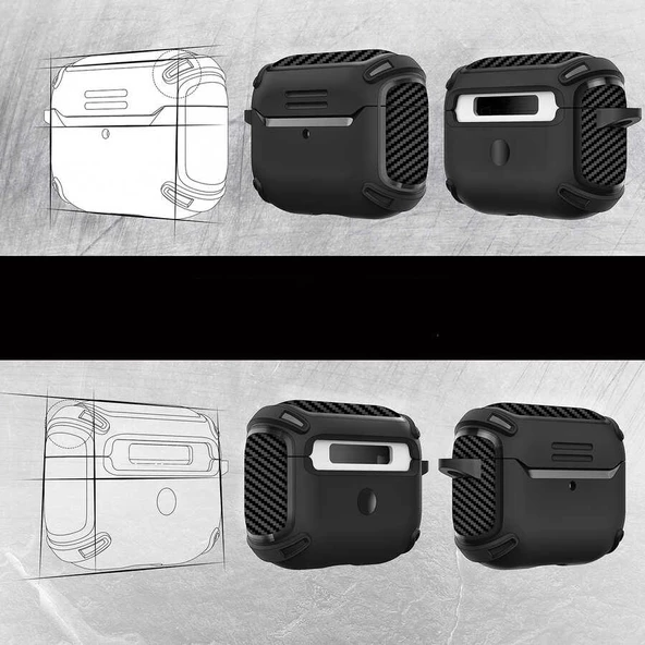Apple Airpods Pro Kılıf Zore Airbag 26 Silikon Kılıf - 9