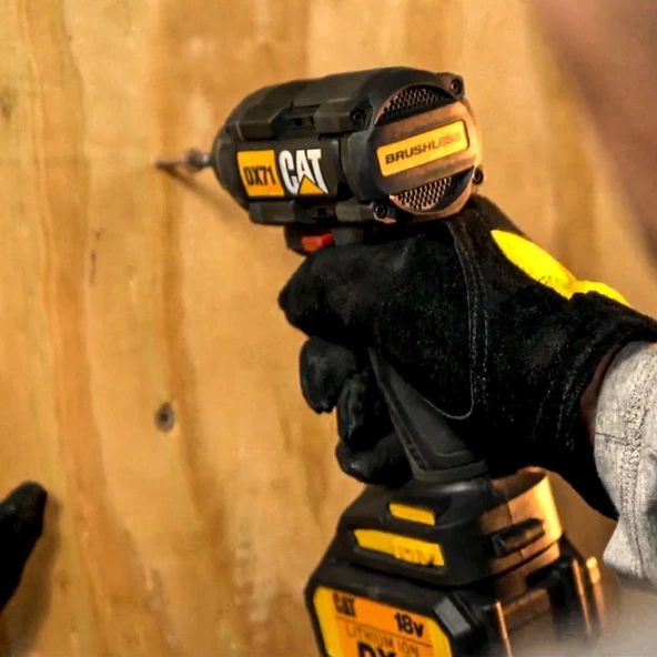 Cat Dx71 18Volt 2.0Ah Li-İon Çift Akülü 215Nm Kömürsüz Profesyonel Şarjlı Darbeli Tornavida - 7