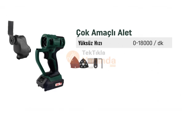 Klpro Şarjlı Multi Set 18V 2.0Ah. Klms18-20 - 4