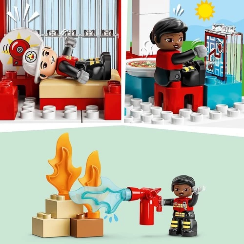 Lego Duplo 10970 Fire Station And Helicopter - 5