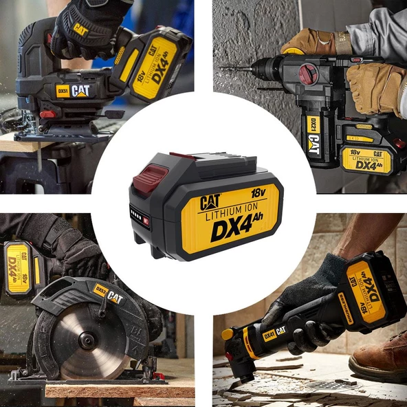Cat Dxb4 18Volt 4.0Ah. Li-İon One For All Profesyonel Yedek Akü - 6
