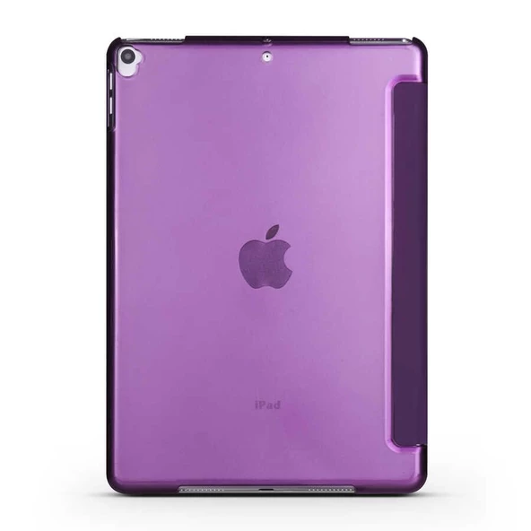 Apple iPad 10.2" 9.Nesil Fuchsia Smart Cover Standlı 1-1 Kılıf - Resim 9