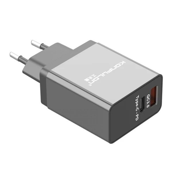 Konfulon C59 QC USB 3.0 + Type-C PD 20W Seyahat Hızlı Şarj Cihazı - 3