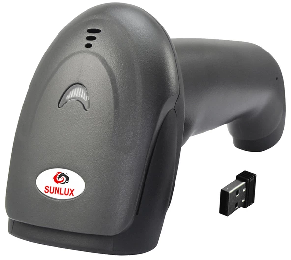 SUNLUX XL-9309B 1D KABLOSUZ LAZER BARKOD OKUYUCU - 4