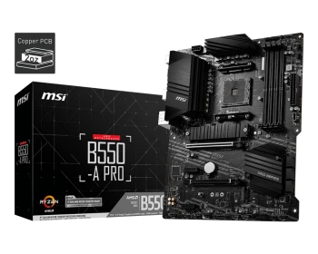 MSI B550-A PRO DDR4 4400(OC)Mhz HDMI / DP ATX AM4