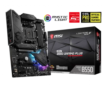 MSI MPG B550 GAMING PLUS DDR4 4400(OC)Mhz ATX AM4