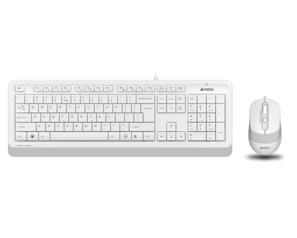 A4 TECH F1010 Q USB BEYAZ TR MM KLAVYE+OPT MOUSE - 5